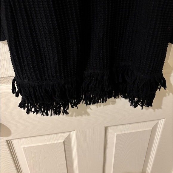 Who What Wear Black Ribbed Mock Neck Sweater Dress Medium - Picture 4 of 8